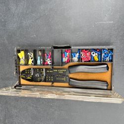 Wire Stripper & Terminal Kit – Strip-Crimp Tool + Assorted Insulated & Non-Insulated Terminals
