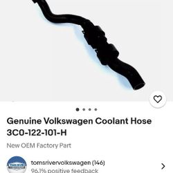 Coolant Hose For Vw