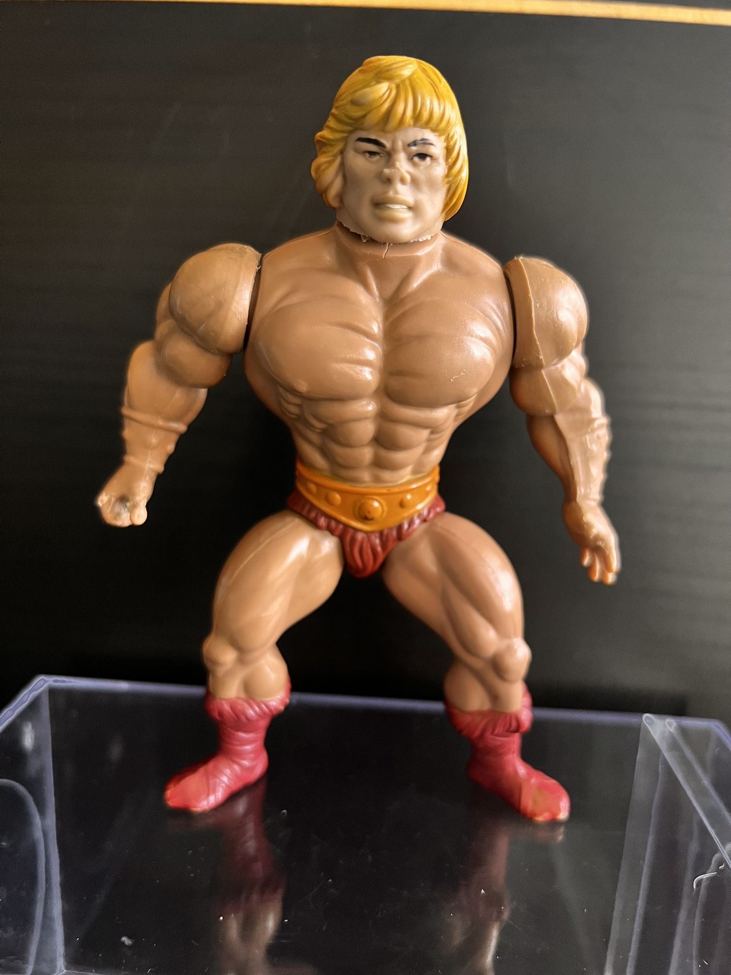Motu He-Man Masters of the Universe Vintage 1982 Mexico 🇲🇽 Soft Head