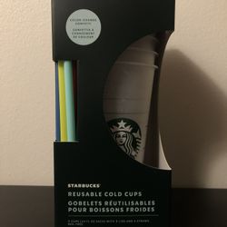 Starbucks Color Changing Confetti Cups 