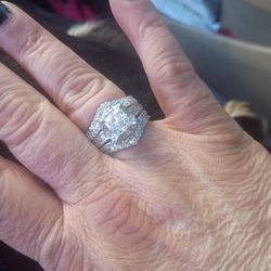 Sterling Silver CZ Ring 