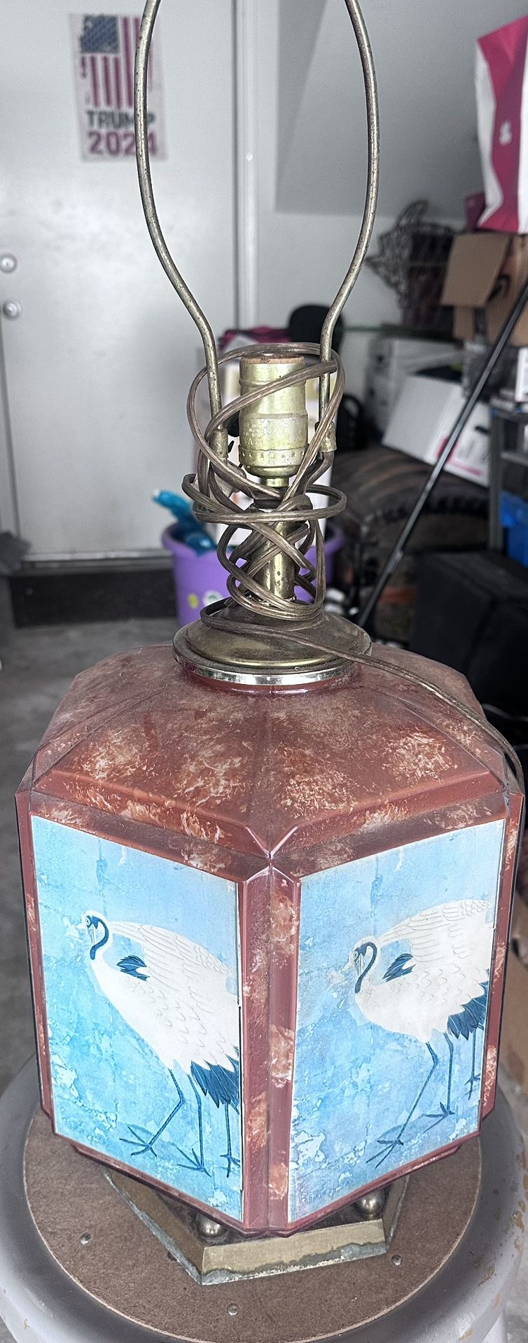 Vintage Porcelain Lamp (works)