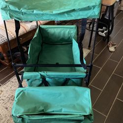 Folding Wagon  With Canopy