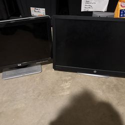 2 PC Monitors (As Is)