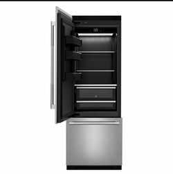 🔥 NEW OPEN BOX – JennAir 30” Built-In Bottom Freezer Refrigerator 🔥  💲 MSRP: $10,299 💲 🔥 PRICE TODAY: $7,199 (30% OFF) 🔥  Upgrade your kitchen w