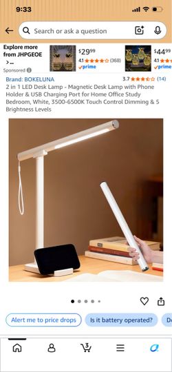 New in box led white lamp