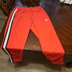 Red Nike Joggers