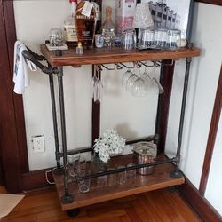 Custom made bar Cart