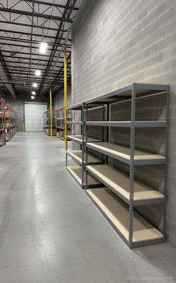 Industrial Shelving 96 in W x 18 in D New 5 Tier Boltless Warehouse Garage Storage Container Shed Rack Delivery Available