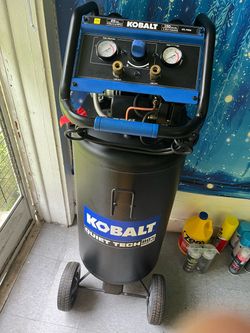 Kobalt 26-Gallon Quiet Tech vertical air compressor Model #(contact info removed)