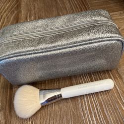 Morphe JACLYN HILL The Complexion MasterCollection Bronzer Brush & Glitter Cosmetic Bag