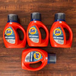 Tide+ Ultra OXI Boost Laundry Detergent; Set-In Stain Removal + OXI Power: 30 oz Each (4 For $20)