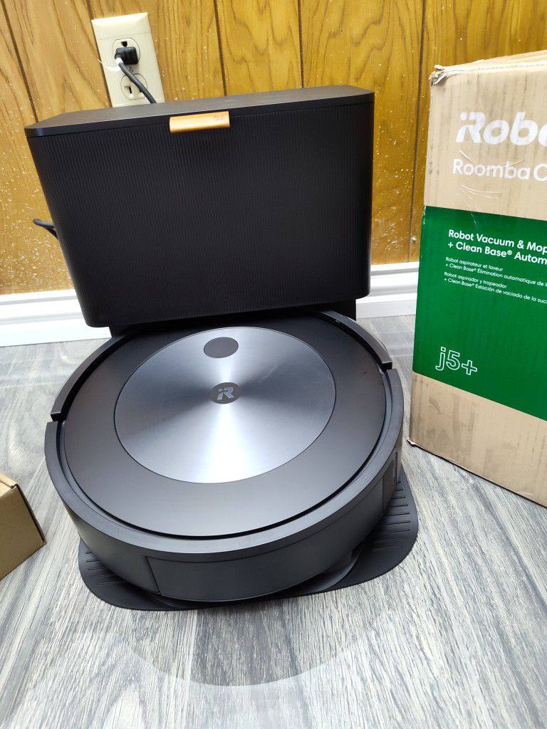iRobot Roomba Combo j5+ Self-Emptying Robot Vacuum & Mop – Identifies and Avoids Obstacles.