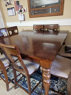 High Top Dining Room Table  for 8