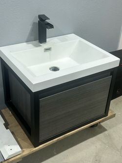 Bathroom vanity and sink