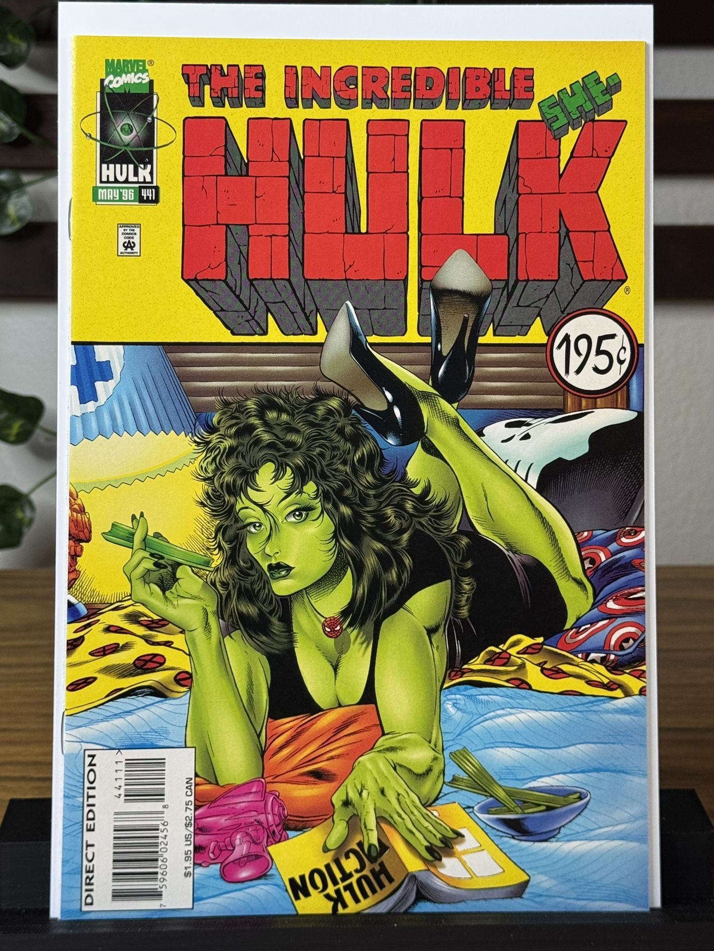 The Incredible Hulk #(contact info removed) She-Hulk Pulp Fiction Homage Cover-NM