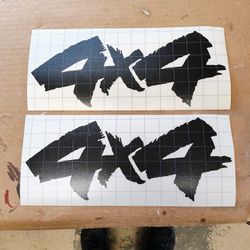 4x4 Vinyl Stickers 