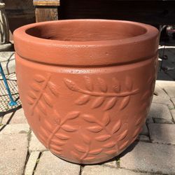 14.5” Clay Pot: 14.5”W x 13”H