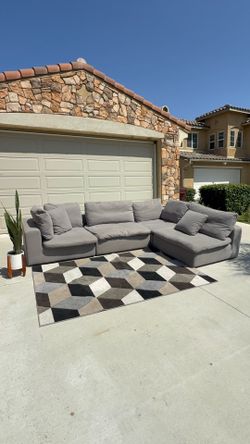 ☁️ Restoration Hardware Cloud Couch Style Modular Sectional Sofa – 4 Piece Configurable Couch- Delivery Available
