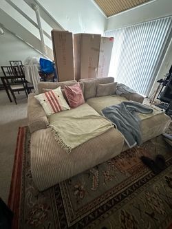 88” Upholstered Sleeper Sofa / Couch – Excellent Condition