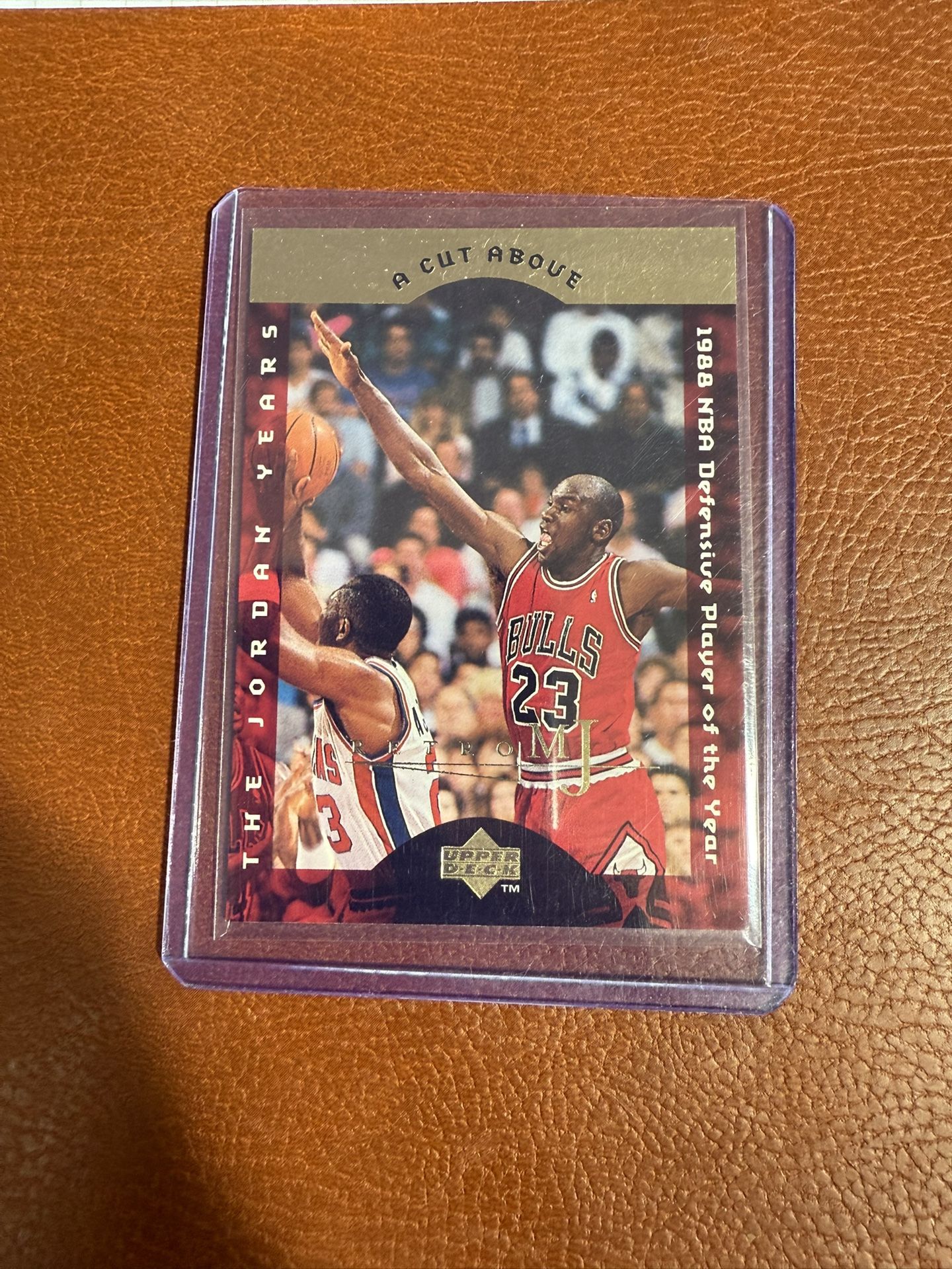 1998-99 Upper Deck Retro MJ Career A Cut Above Michael Jordan #33