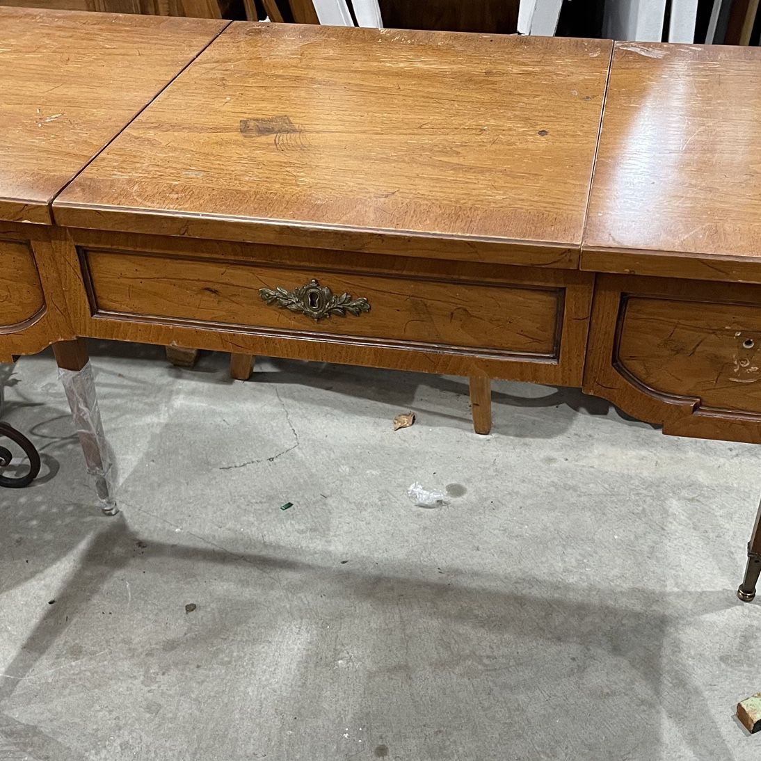 Antique Louie XVI  Walnut vanity Desk