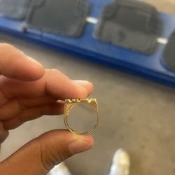 10k nugget ring 9.4 grams