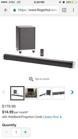 Avgo 2.1 channel Bluetooth sound bar