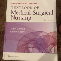 Brunner and Suddarth's Textbook of Medical-Surgical) 14th Edition