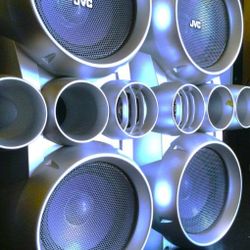JVC HX-GD8 Speakers W Built-subs