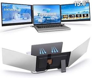 Brand new in box 15.6" Triple Laptop Screen Extender, 1080P FHD Ultra-Slim Portable Monitor USB-C Plug & Play for 13"–17.3" Laptops, Dual Screens for 