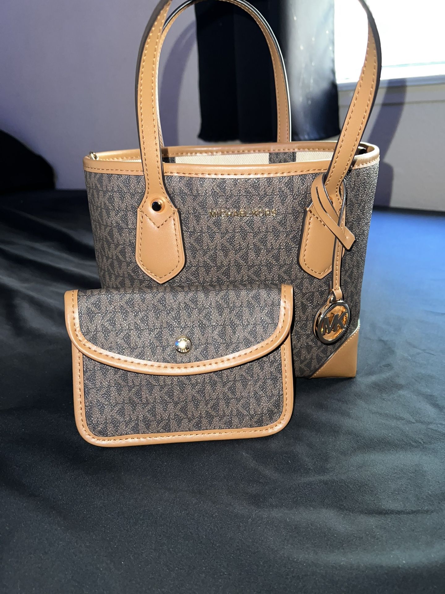 Eva Extra Small Logo Tote Michael Kors Bag