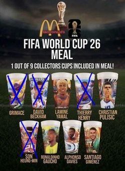 FIFA World Cup McDonald’s Cups – Trade