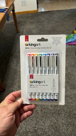 Kingart fine line pen set