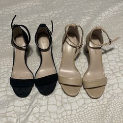2 WOMEN’S HIGH HEELS SHOES 