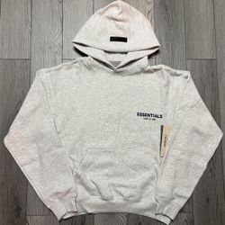 Size Large | Essentials Fear of God Light Oatmeal Hoodie 
