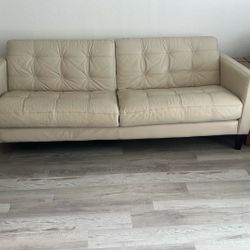 Leather couch