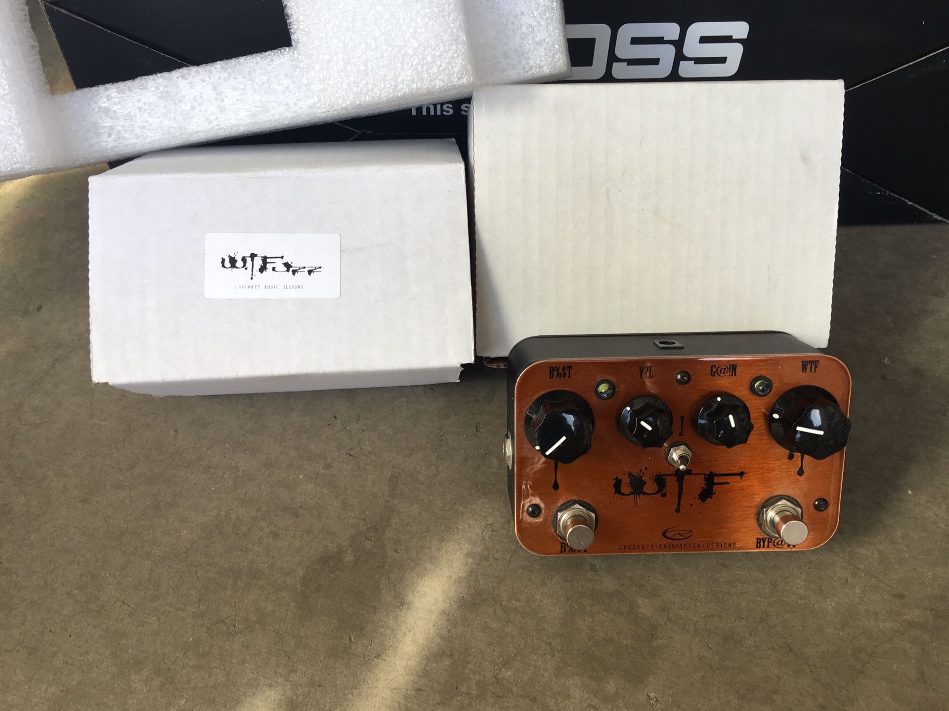 WTF Fuzz Guitar Pedal