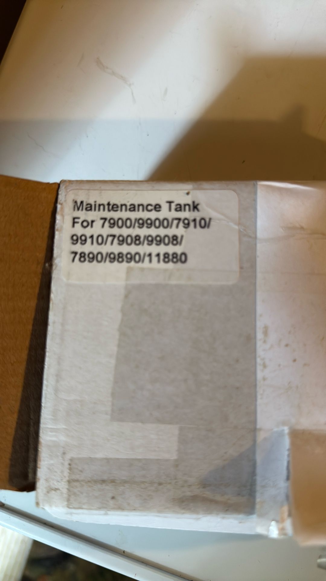 Printer maintenance Tank