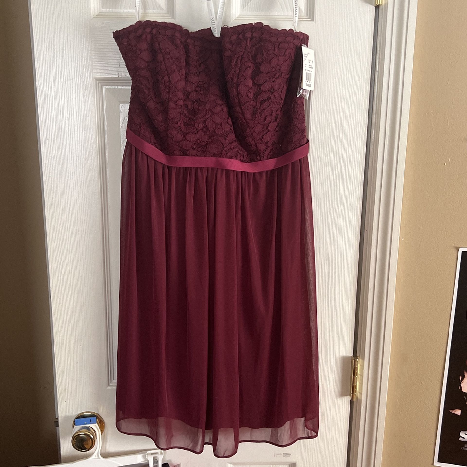 David’s Bridal Bridesmaid Dress 