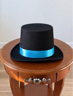 Halloween Costume Blue & Black Tophat