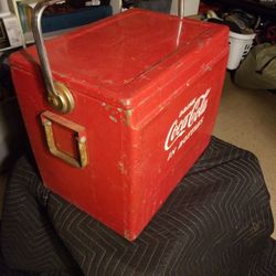 Vintage 1950's-60's Original Coca-Cola Ice-Chest Cooler
