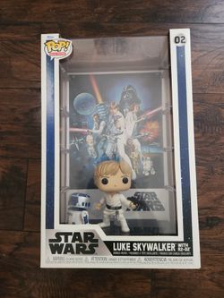 Funko Pop Poster - Star Wars A New Hope Luke Skywalker