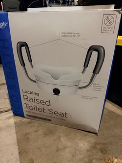 Equate Locking Raised Toilet Seat