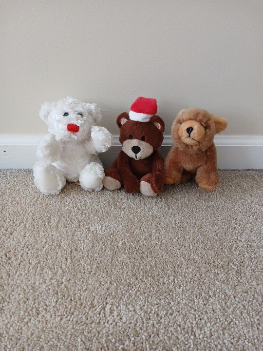 Assorted Bears 6" Stuffed Animals