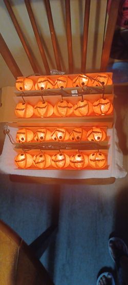 Jack o lantern string lights potterybarn