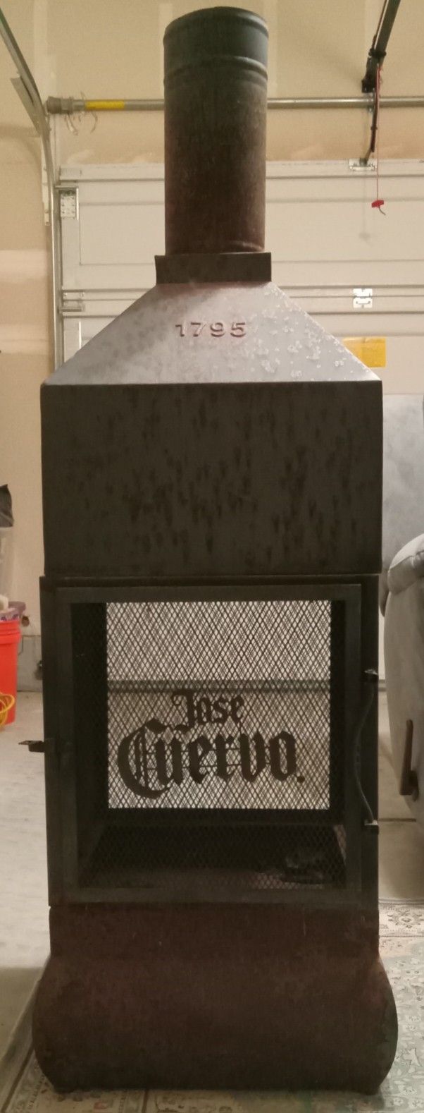 Rare JOSE CUERVO Outdoor Chiminea