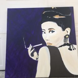 Audrey Hepburn Canvas Picture 