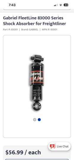 new Gabriel 83000 shock