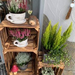 Rustic Wooden Crates for Party Decor, Baby Showers & Photo Shoots ($5)